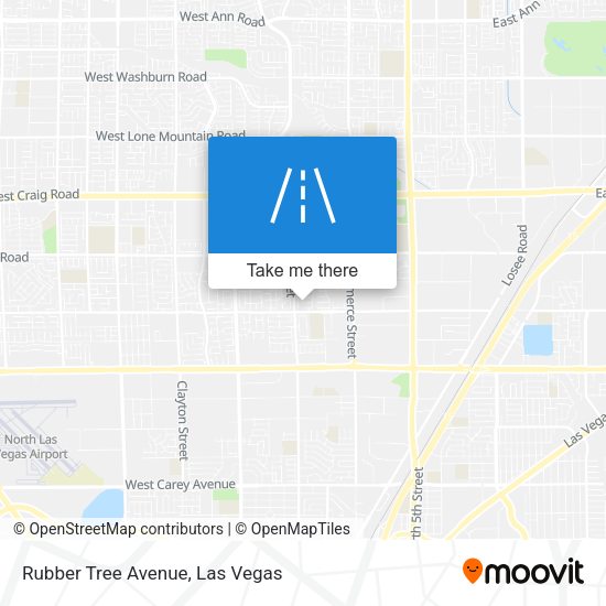 Rubber Tree Avenue map