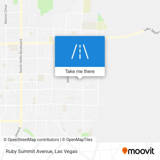 Ruby Summit Avenue map