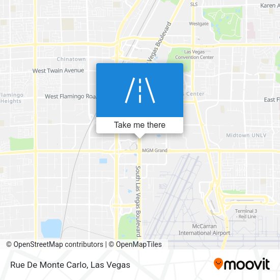 Mapa de Rue De Monte Carlo