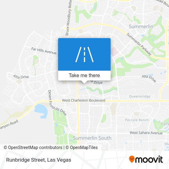 Runbridge Street map