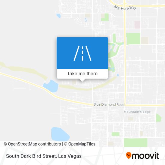 South Dark Bird Street map