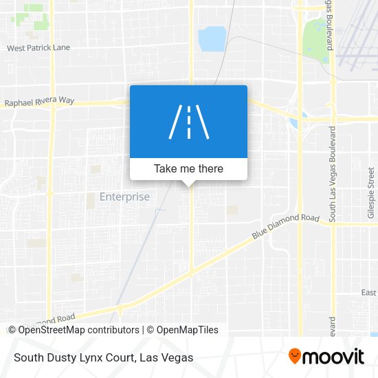 South Dusty Lynx Court map
