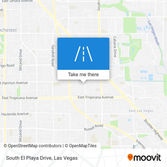 Mapa de South El Playa Drive