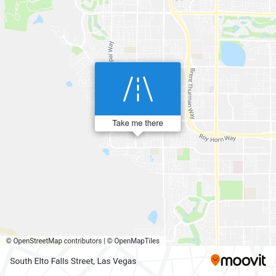 Mapa de South Elto Falls Street