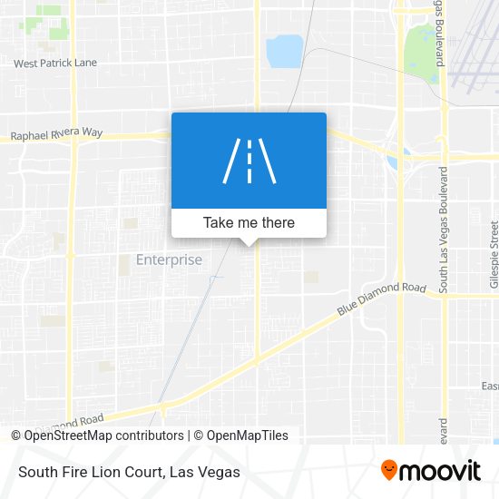 South Fire Lion Court map