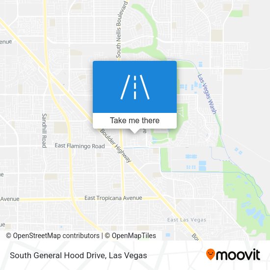 Mapa de South General Hood Drive