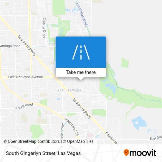 Mapa de South Gingerlyn Street