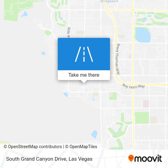 Mapa de South Grand Canyon Drive