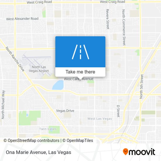 Ona Marie Avenue map