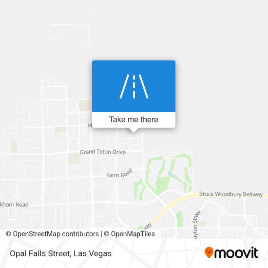Opal Falls Street map