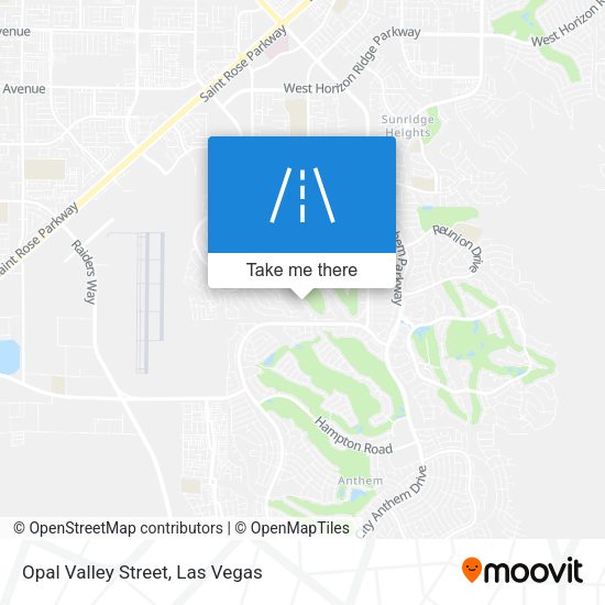 Opal Valley Street map