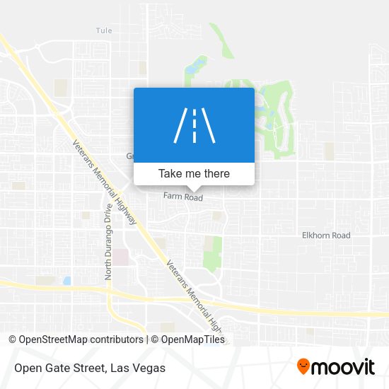 Open Gate Street map