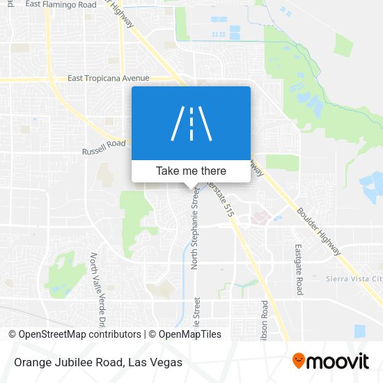 Mapa de Orange Jubilee Road