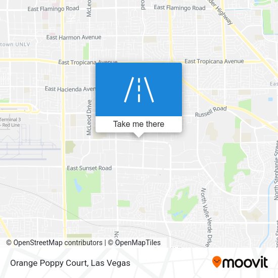Orange Poppy Court map