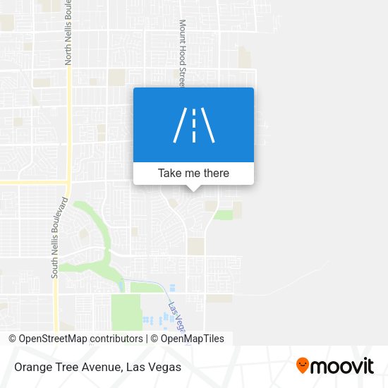 Orange Tree Avenue map