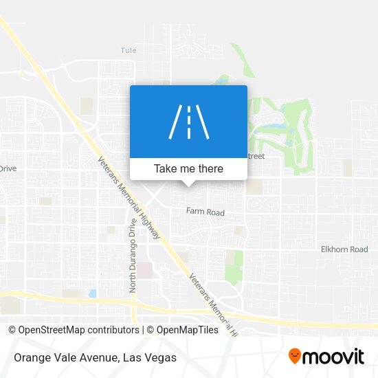 Orange Vale Avenue map