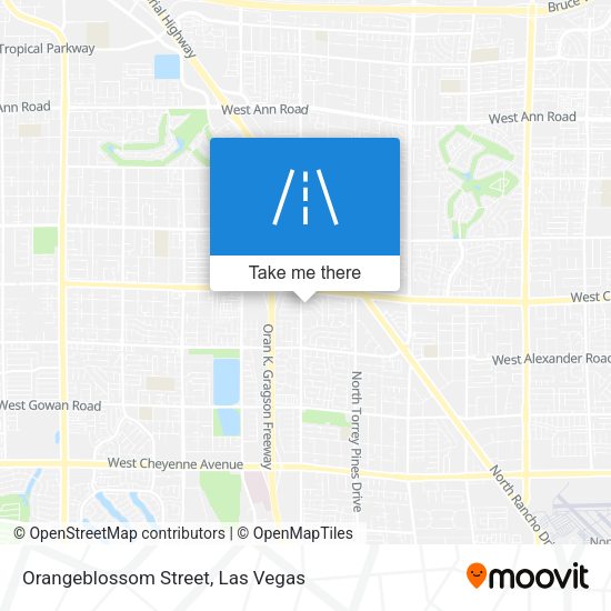 Orangeblossom Street map
