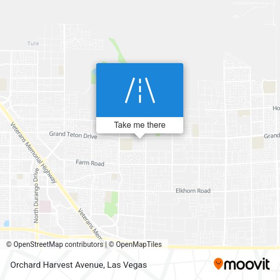 Mapa de Orchard Harvest Avenue