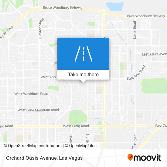 Orchard Oasis Avenue map