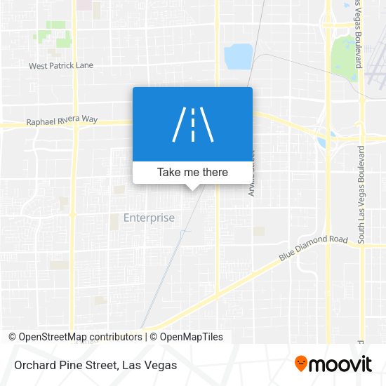 Orchard Pine Street map