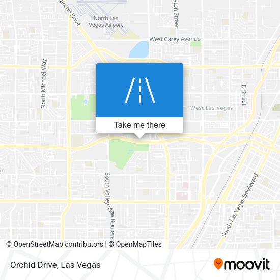 Orchid Drive map