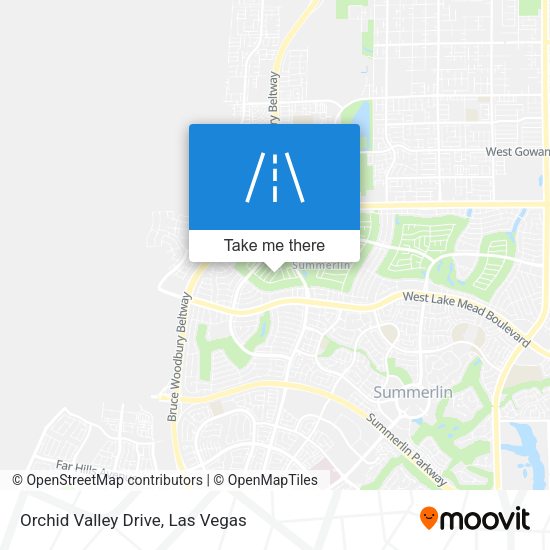 Mapa de Orchid Valley Drive