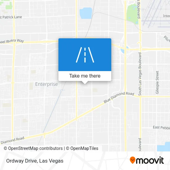 Ordway Drive map