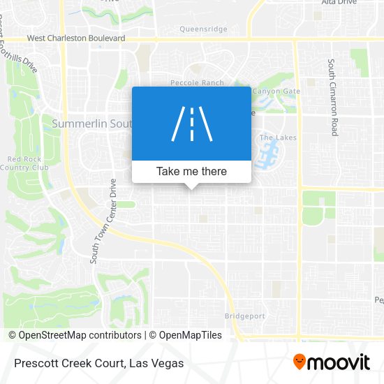 Prescott Creek Court map