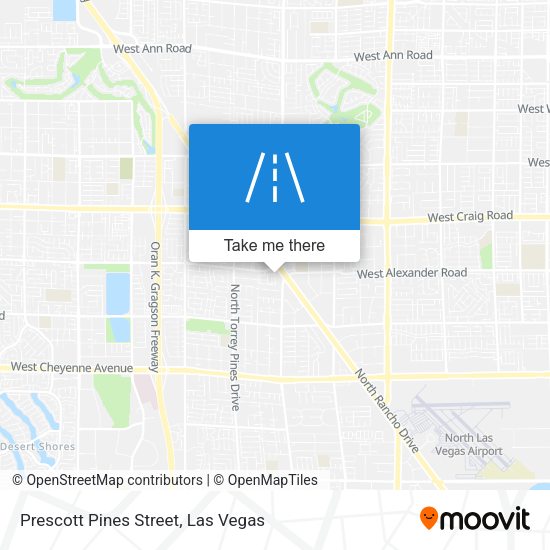Mapa de Prescott Pines Street