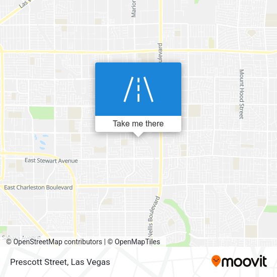 Mapa de Prescott Street