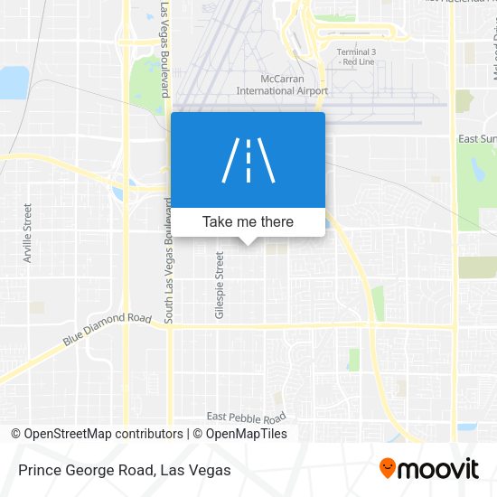 Mapa de Prince George Road