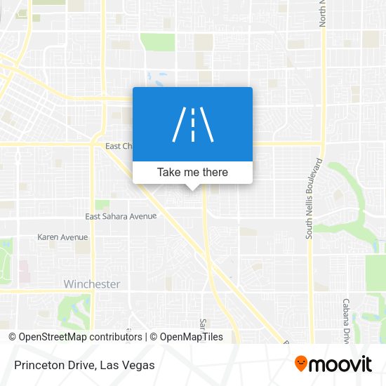 Mapa de Princeton Drive