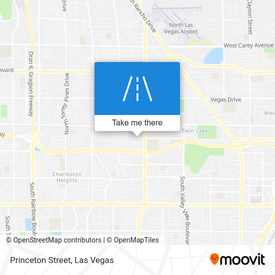Mapa de Princeton Street