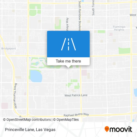 Princeville Lane map