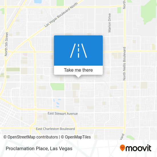 Mapa de Proclamation Place