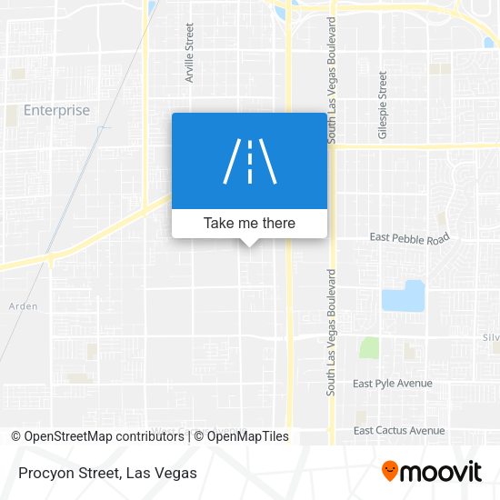 Mapa de Procyon Street