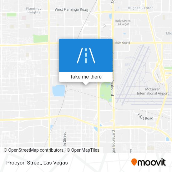 Mapa de Procyon Street