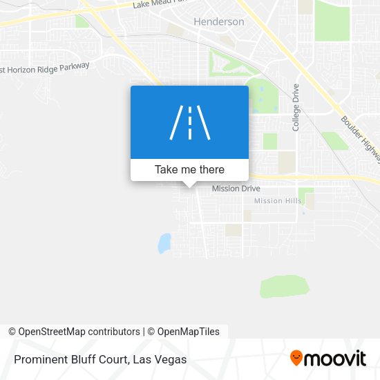 Prominent Bluff Court map