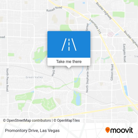 Mapa de Promontory Drive