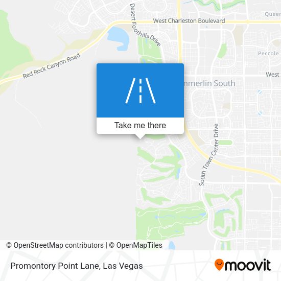 Promontory Point Lane map