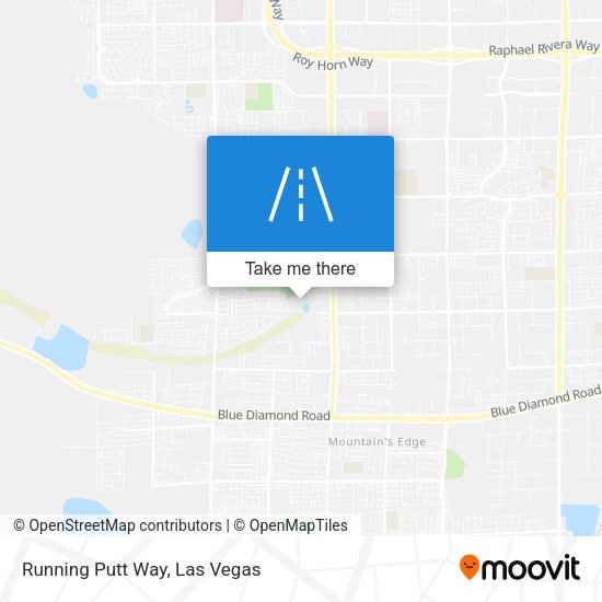 Running Putt Way map
