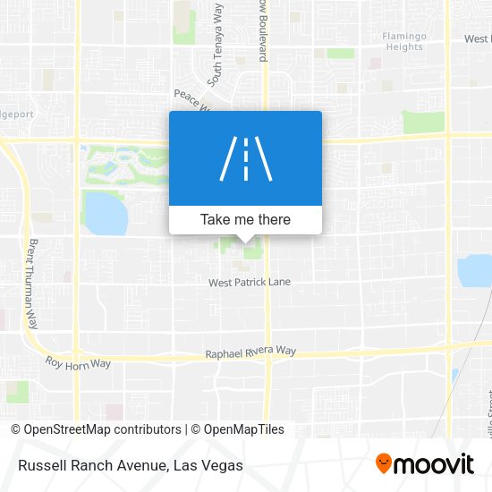 Mapa de Russell Ranch Avenue