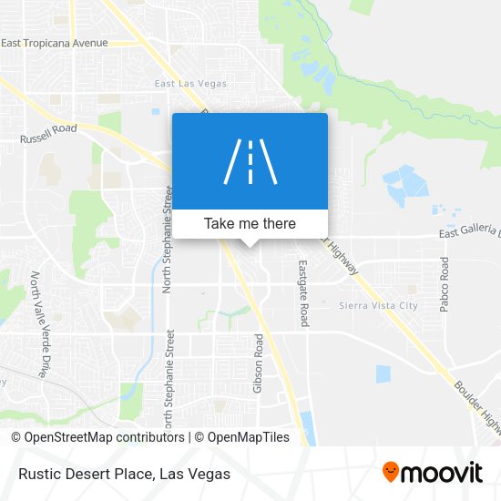 Mapa de Rustic Desert Place