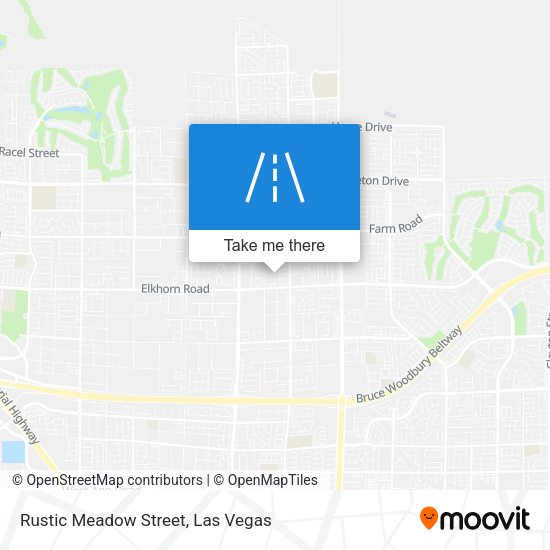 Rustic Meadow Street map