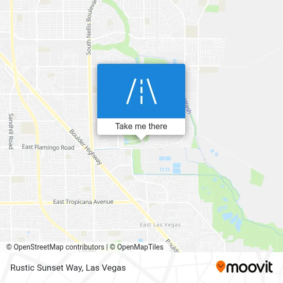 Rustic Sunset Way map