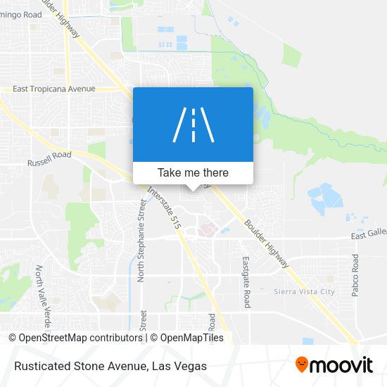 Mapa de Rusticated Stone Avenue