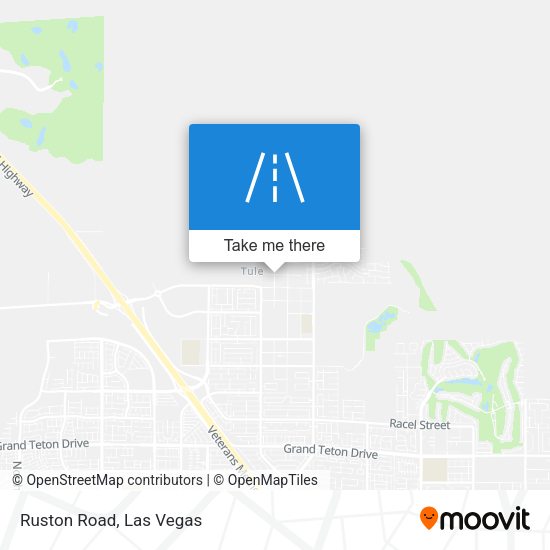 Mapa de Ruston Road