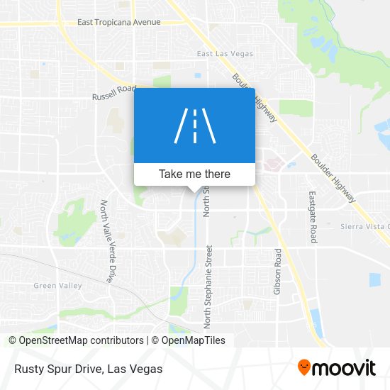 Mapa de Rusty Spur Drive