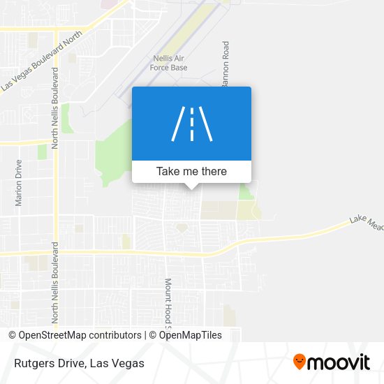 Mapa de Rutgers Drive