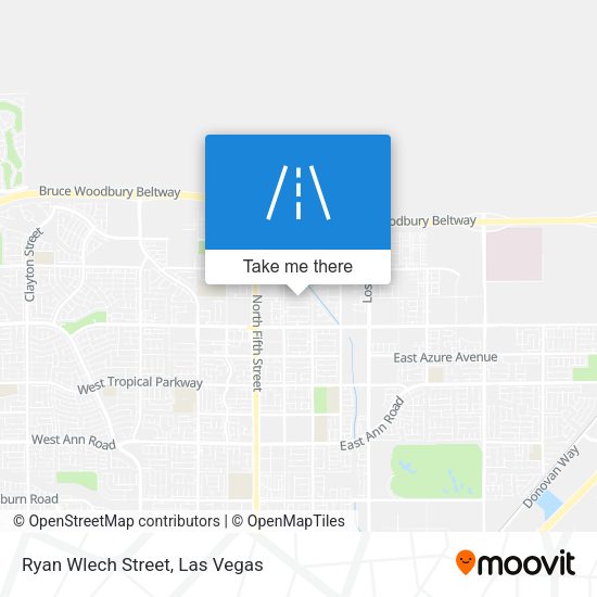 Mapa de Ryan Wlech Street